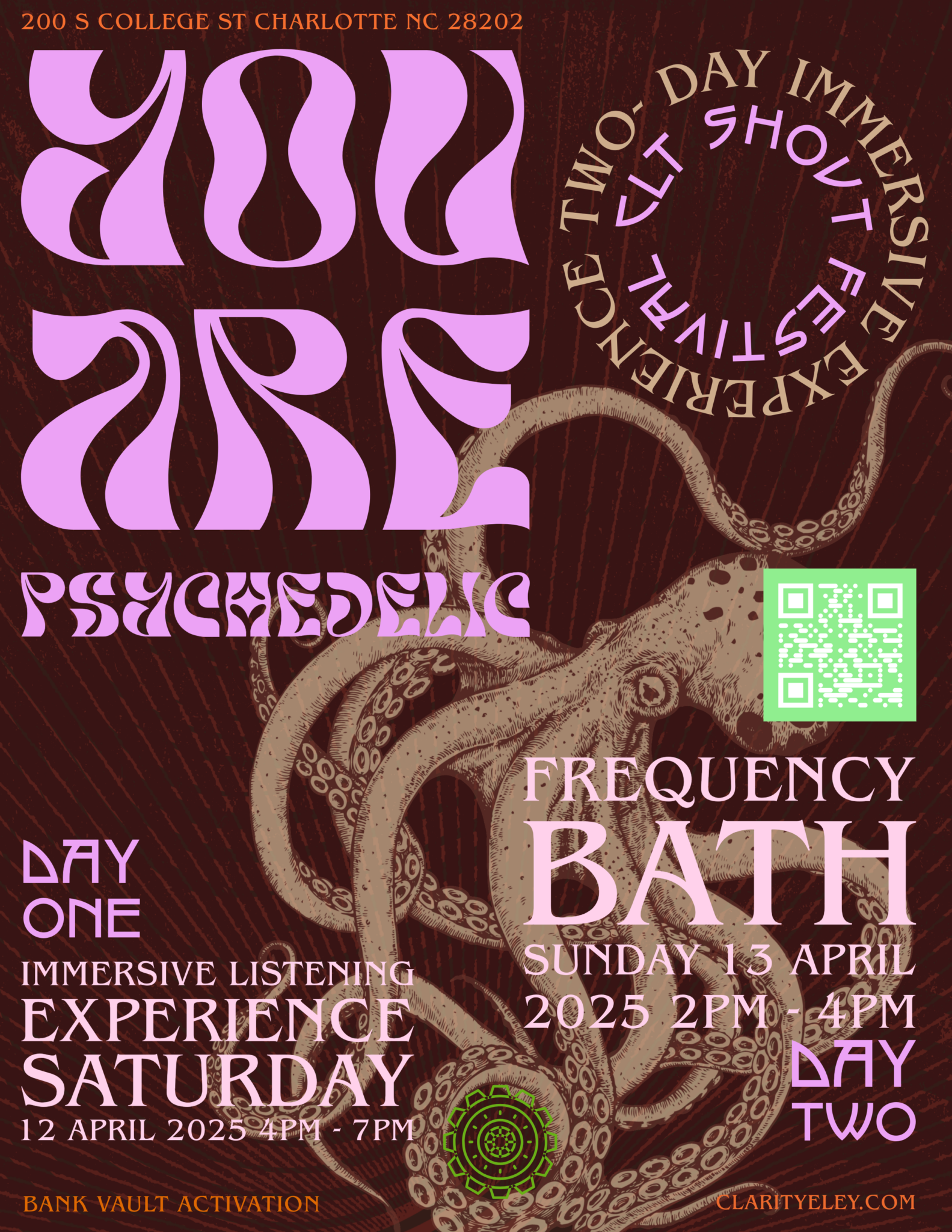 You are Psychedelic - A Two Day Immersive Experience - Charlotte SHOUT!